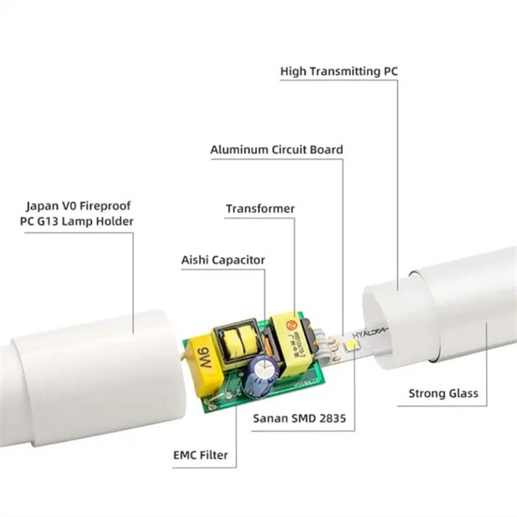 T8 Glass LED Tube Light high quality